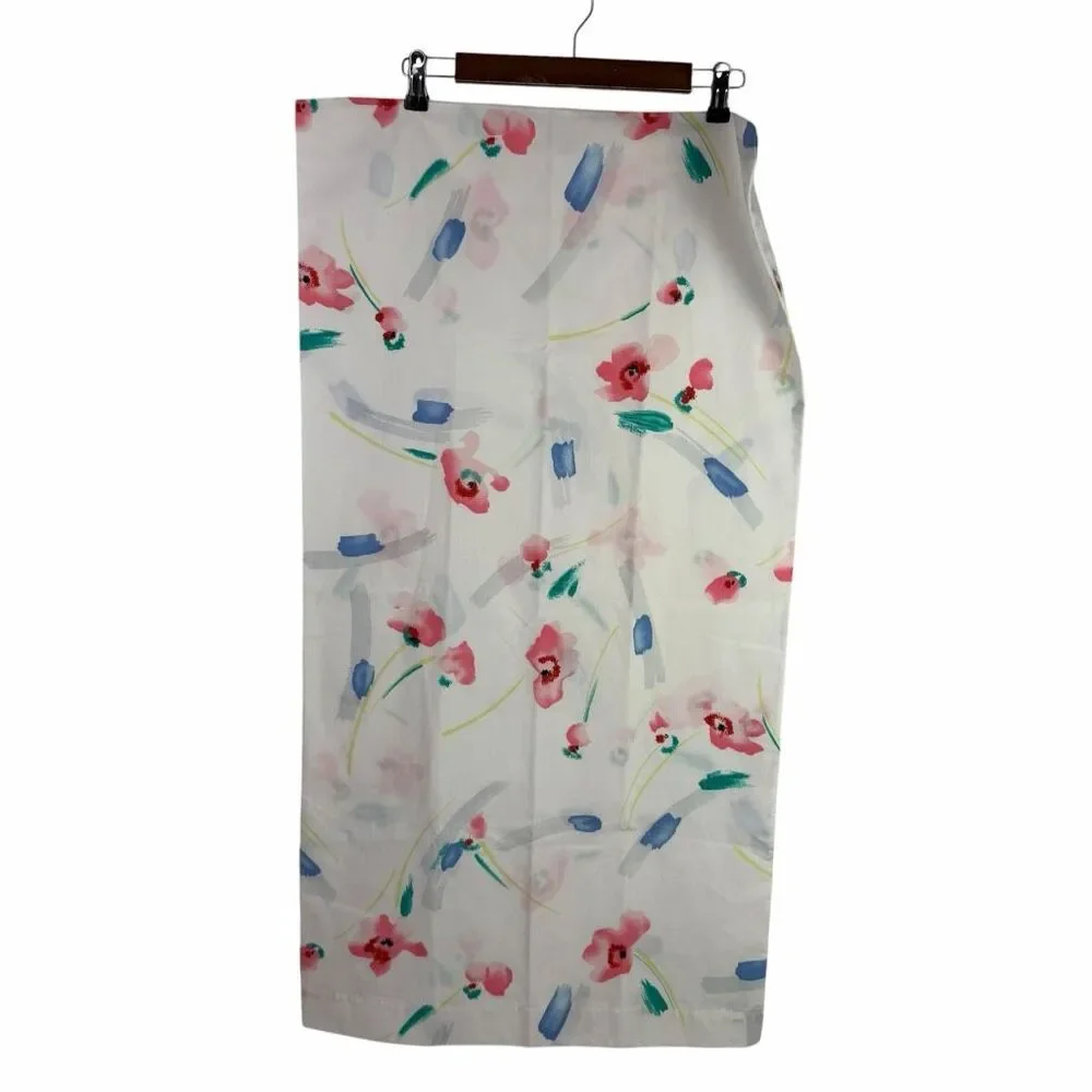Springmaid King Pillowcase Set White Floral